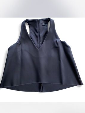 Ellery Black Sculpted Top